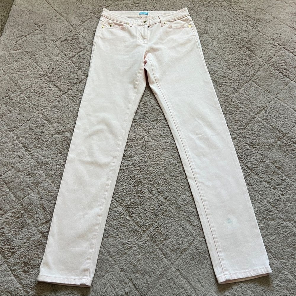 J. McLaughlin Skinny Jeans Preppy Old Money Minimalist Capsule Luxury Size 0 - Picture 3 of 8